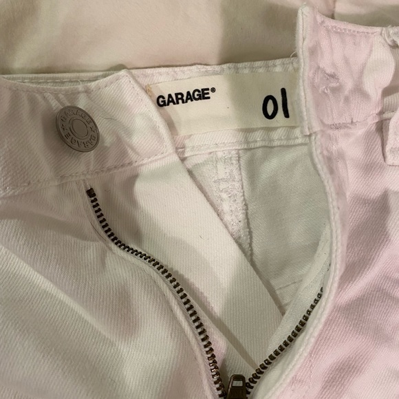 White Laced Jean Shorts - Picture 9 of 9